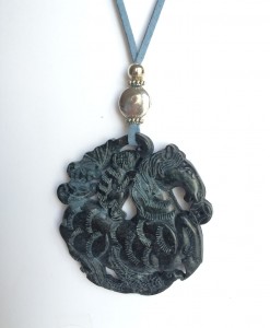 Black jade pendant
