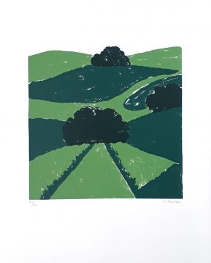 Concha Ibáñez - Paisatge en verds - Àngels Canut