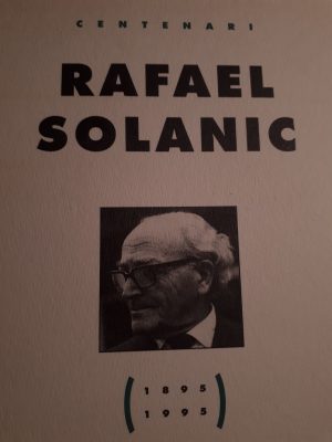 Rafael Solanic. Centenari Angels Canut Barcelona