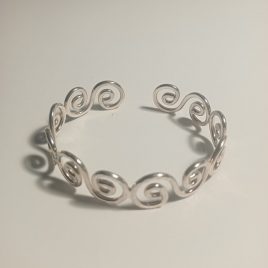 576-1225 Pulsera - braçalet d'argent - Àngels Canut